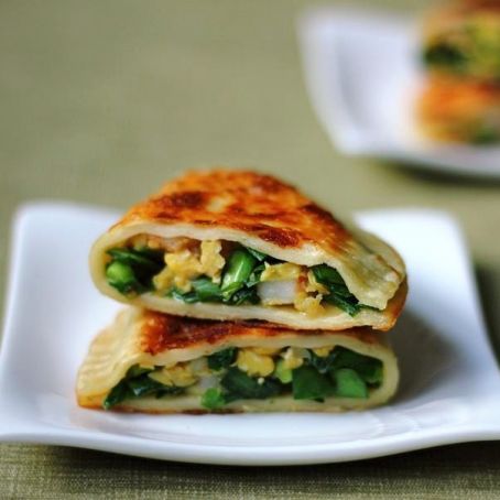 Garlic Chive Turnovers