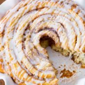 Giant Cinnamon Roll Cake