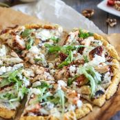 CRUST GRILLED CHICKEN AND 3 CHEESES PIZZA