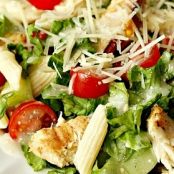 Grilled Chicken Cesar Pasta Salad