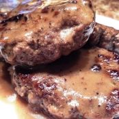 Hamburger Steak with Onions and Gravy