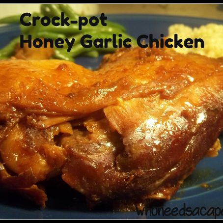 Crockpot Honey Garlic Chicken
