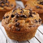 Chocolate-Banana Cupcakes with Peanut Butter Icing - Step 1