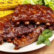 Zesty Barbequed Ribs or Chicken