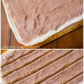 Giant Cinnamon Roll Cake - Step 1