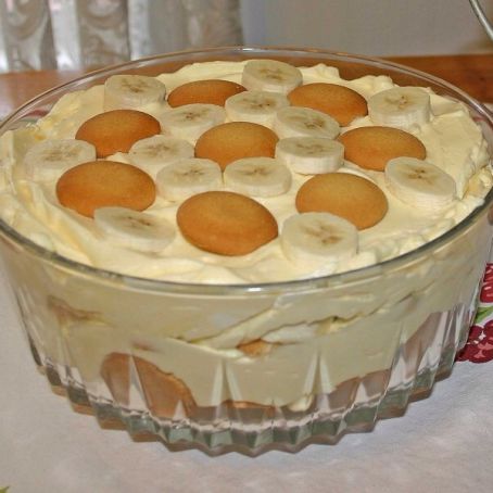 No bake banana pudding