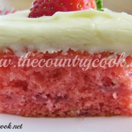 Country Strawberry Cake