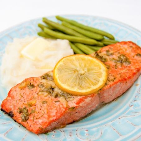 Fish-  Garlic Dijion Salmon