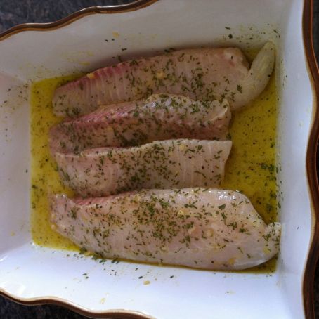 Fish-  Lemon Garlic Tilapia