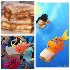 Pudge the fish's sandwich