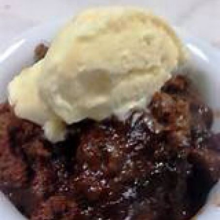 Dessert- Baked Mocha Pudding