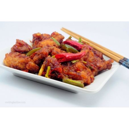 Chicken-  Chilli (Haka style- dry)