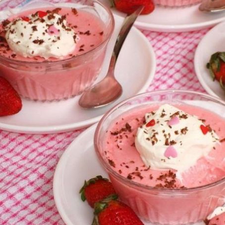 Dessert-  Strawberry Mousse