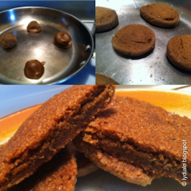 Pan Baked Ginger Snaps