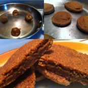 Pan Baked Ginger Snaps