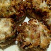 Bacon Double Cheeseburger Stuffed Mushrooms
