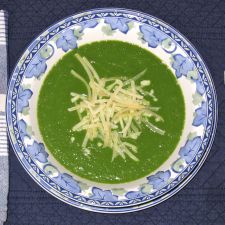 Asparagus spinach soup