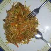 Chicken Cabbage Soy Noodles