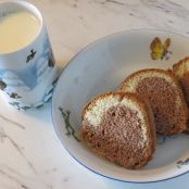 Marble upside down cake