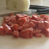 Potato Pancake with Garlic, Herbs & Sausage - Step 1