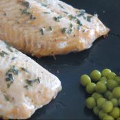 Baked Salmon with Butter and Herbs