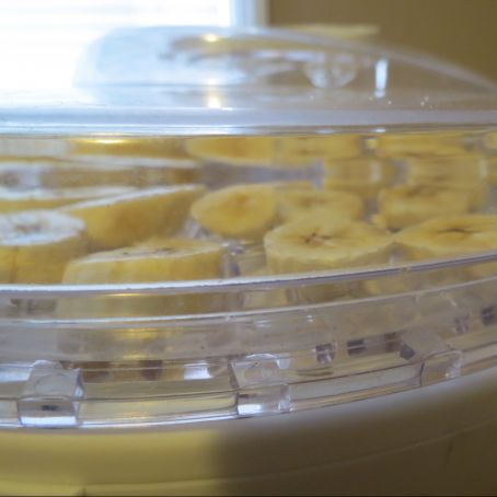 Dehydrator dried Banana