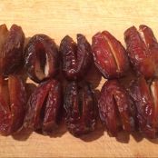 Bacon wrapped dates - Step 1