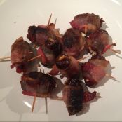 Bacon wrapped dates