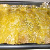 Shredded Chicken Green Chile Enchiladas