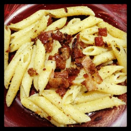 Bacon and Parmesan Penne Pasta