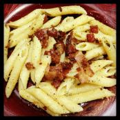 Bacon and Parmesan Penne Pasta