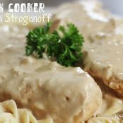 Slow Cooker Chicken Stroganoff