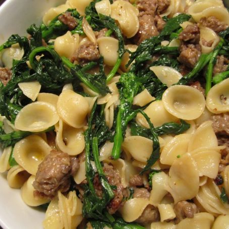 Pasta with Sausage and Broccoli Rabe