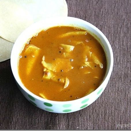 Appalam Vatha Kuzhambu