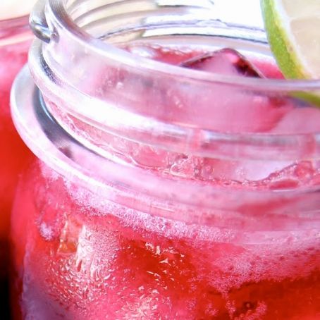 Strawberry Spritzed Punch