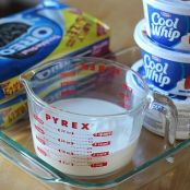 Oreo Icebox Cake - Step 1