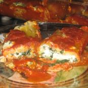 Stuffed Spinach Manicotti