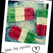 italian flag popsicles!