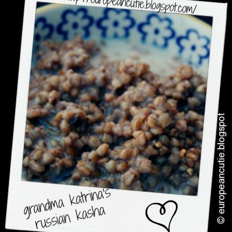 grandma katrina's russian kasha ( my low fat version)