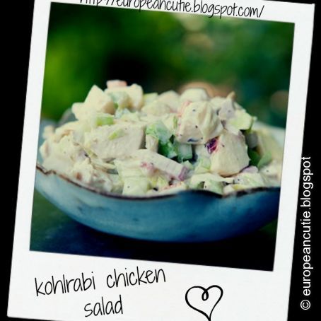 kohlrabi chicken salad
