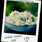 kohlrabi chicken salad