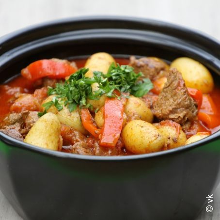 Goulash with paprika