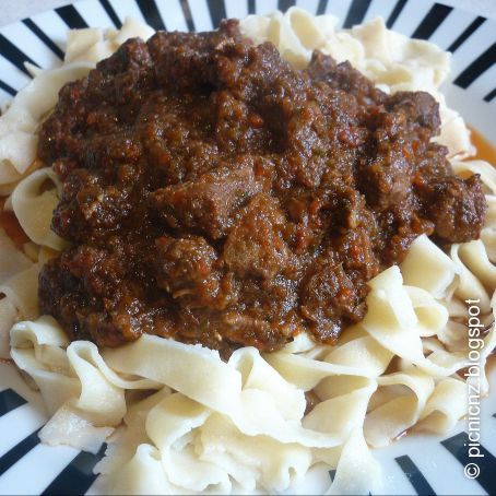 Lamb Fettuccine with fresh egg pasta