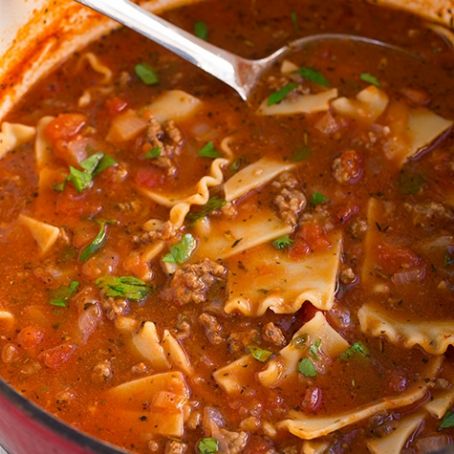 Lasagna Soup
