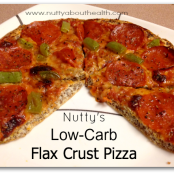 Low-Carb Flax Crust Pizza