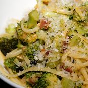 Linguine With Bacon And Broccoli