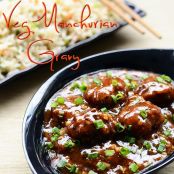Vegetable Manchurian gravy recipe