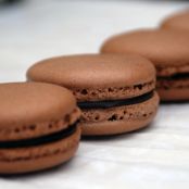 French Chocolate Macarons with Chocolate Ganache