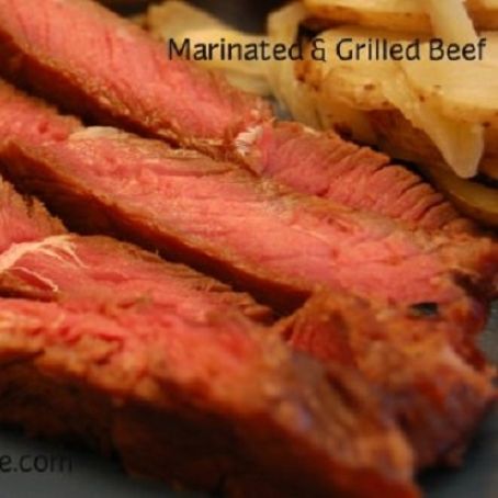 Crock Pot Marinated & Grilled Beef