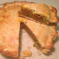 Out of this world okra meat pie!